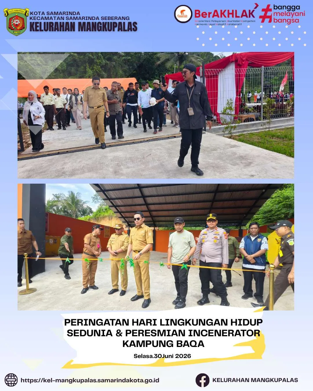 Hari Lingkungan Hidup Sedunia Tahun 2026 & Peresmian Incenerator Kampung Baqa