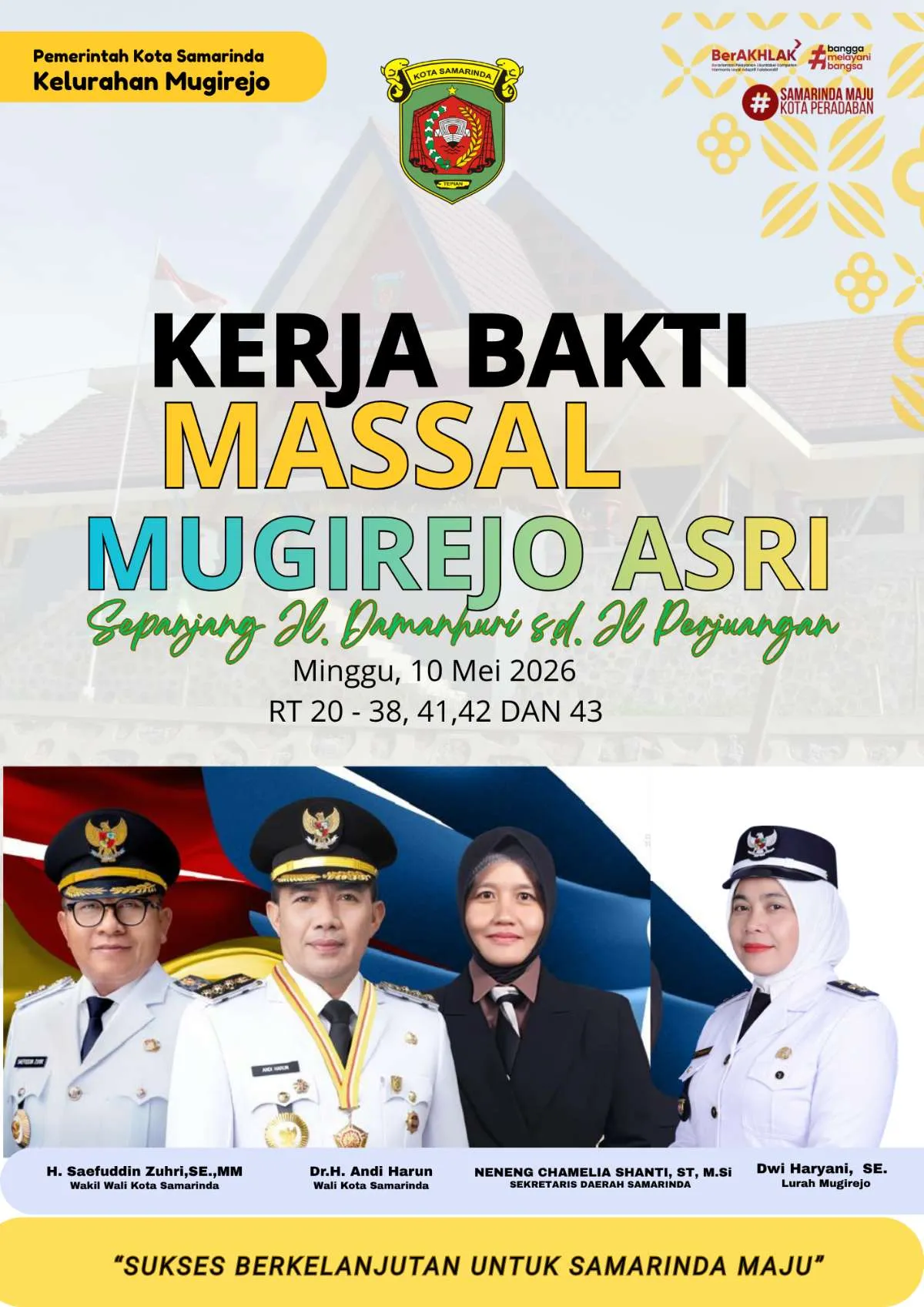 DAMANHURI - PERJUANGAN KERJA BAKTI MASSAL MUGIREJO ASRI