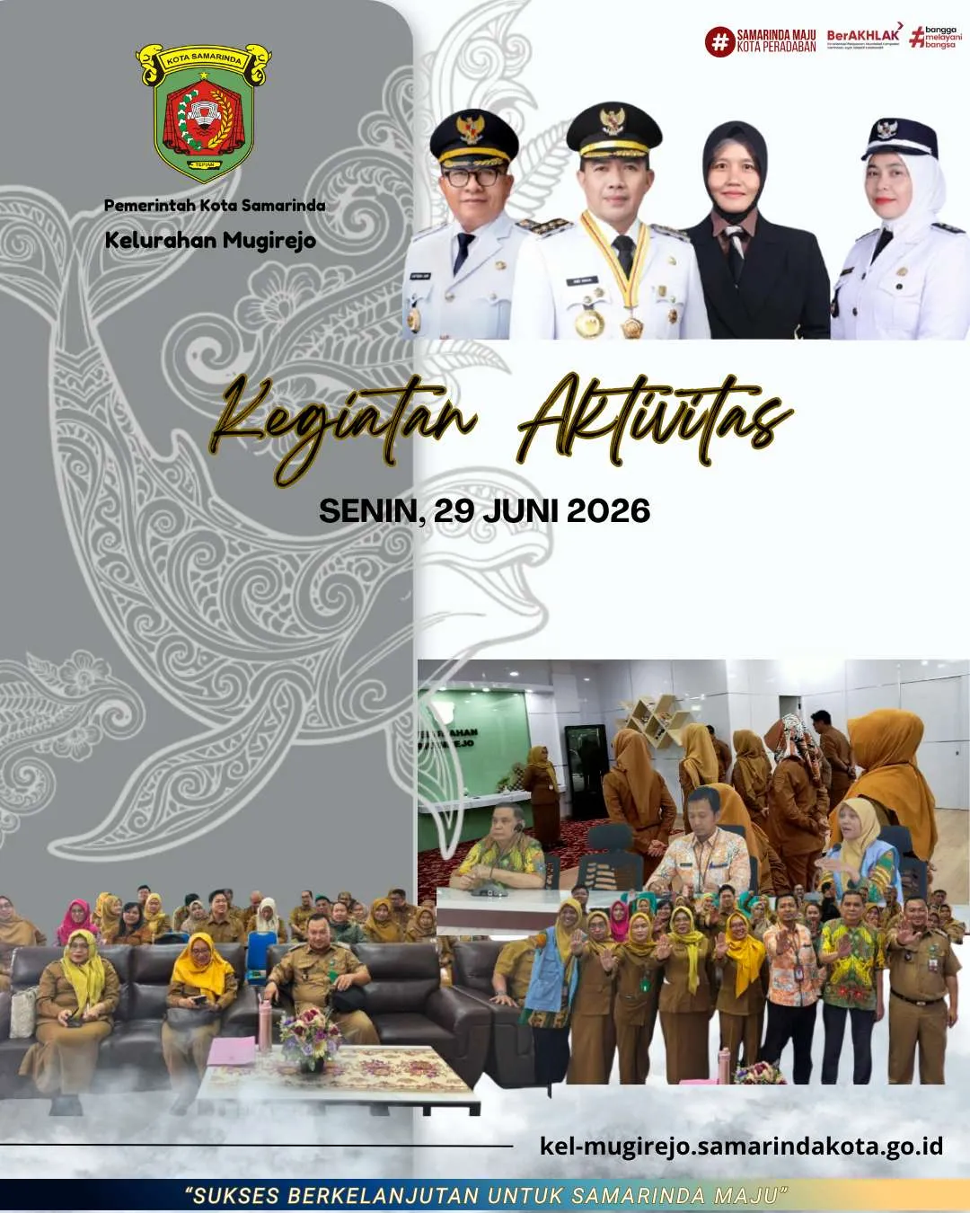 SENIN GIAT LOKASI LAPANGAN SAMPAI SOSIALISASI 
