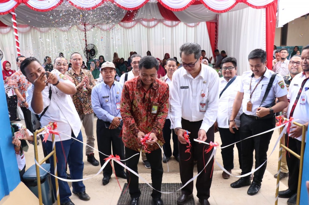 Peresmian gedung baru puskesmas Bantuas,kecamatan palaran
