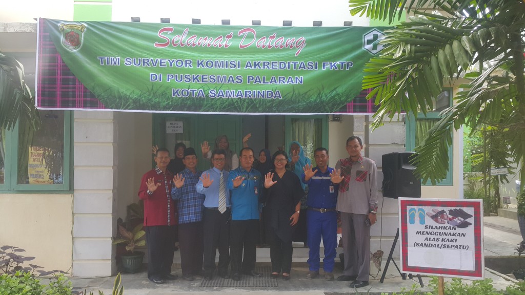 Pendampingan penilaian akreditasi puskesmas palaran