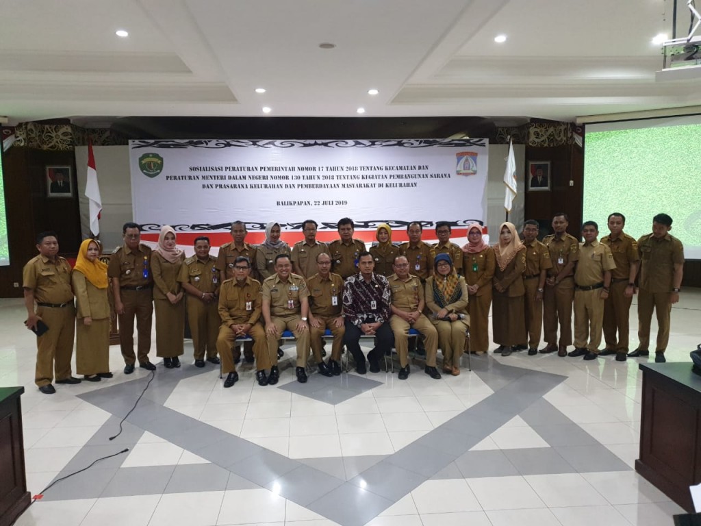 Sosialisasi pp no. 17 tahun 2018 dan Permendagri no 130/2018