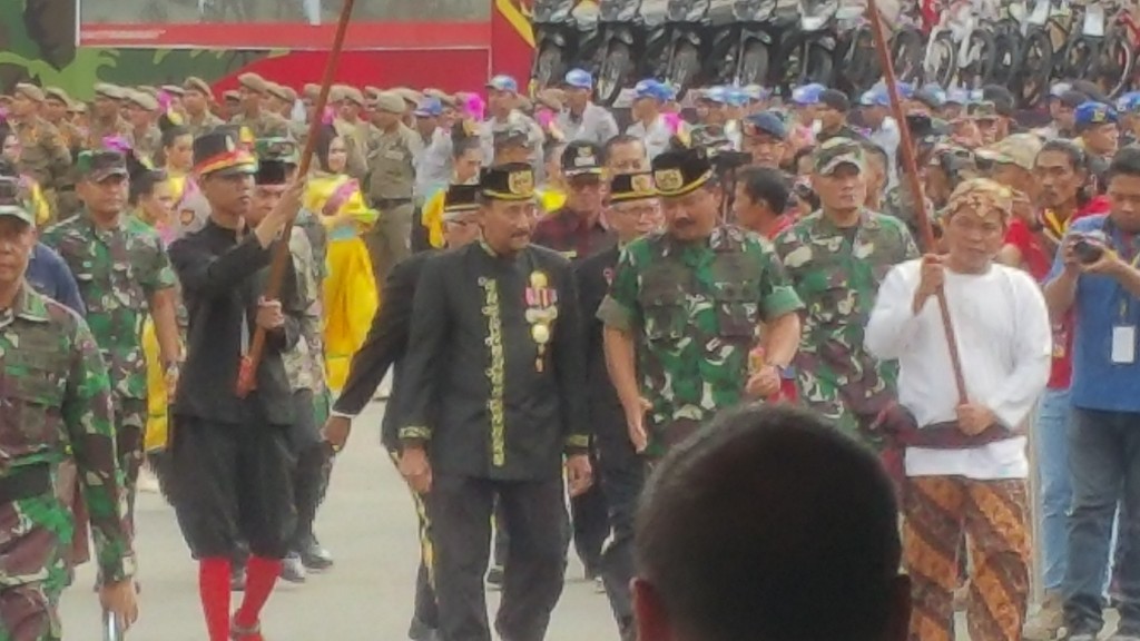 Upacara penutupan TMMD ke 105 tahun 2019