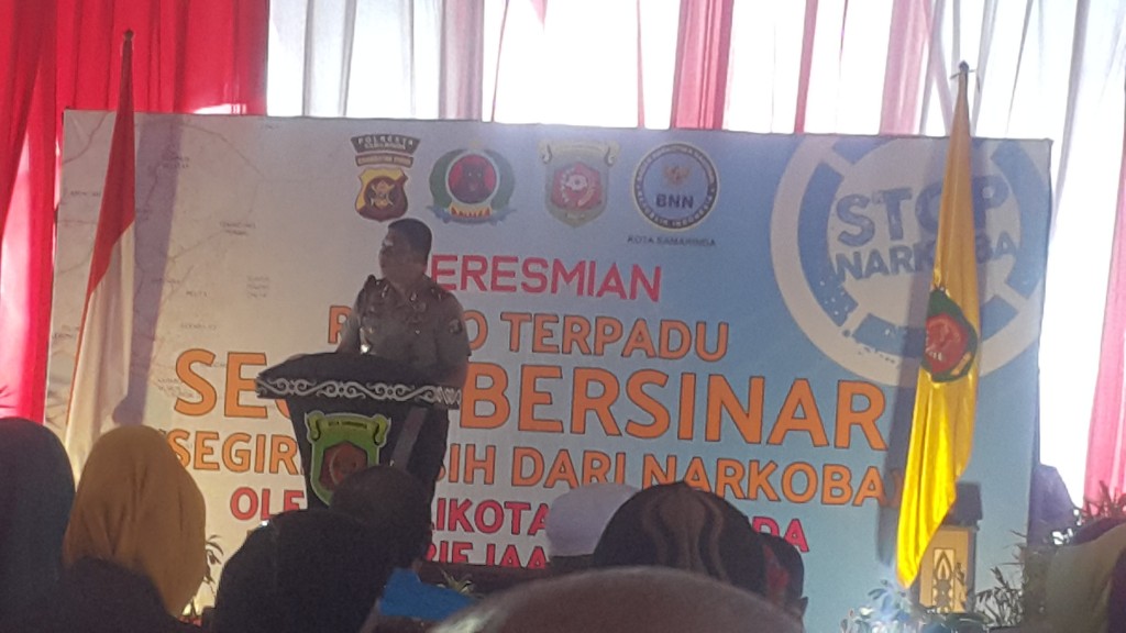 Peresmian posko pasar Segiri BERSINAR