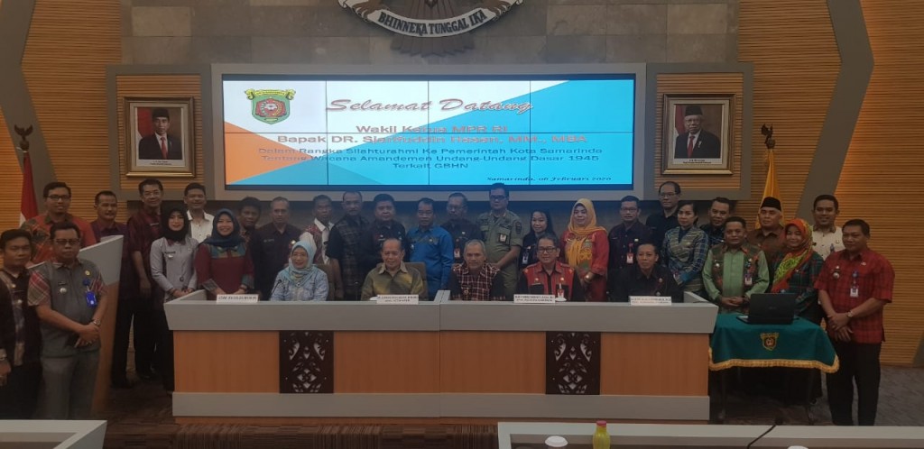 Kunjungan silahturahim dari Wakil Ketua MPR RI ke Pemerintah Kota Samarinda