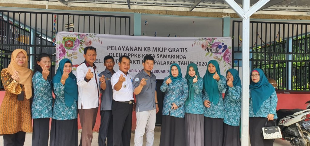 Pelayanan KB MKJP Gratis oleh DPPKB Kota Samarinda Kelurahan Handil Bakti