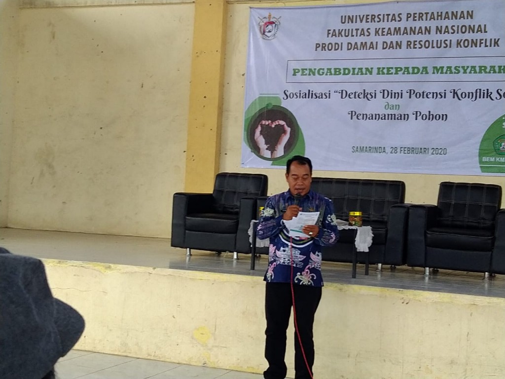Sosialisasi "Deteksi Dini ' Konflik Sosial" dan Penanaman Pohon