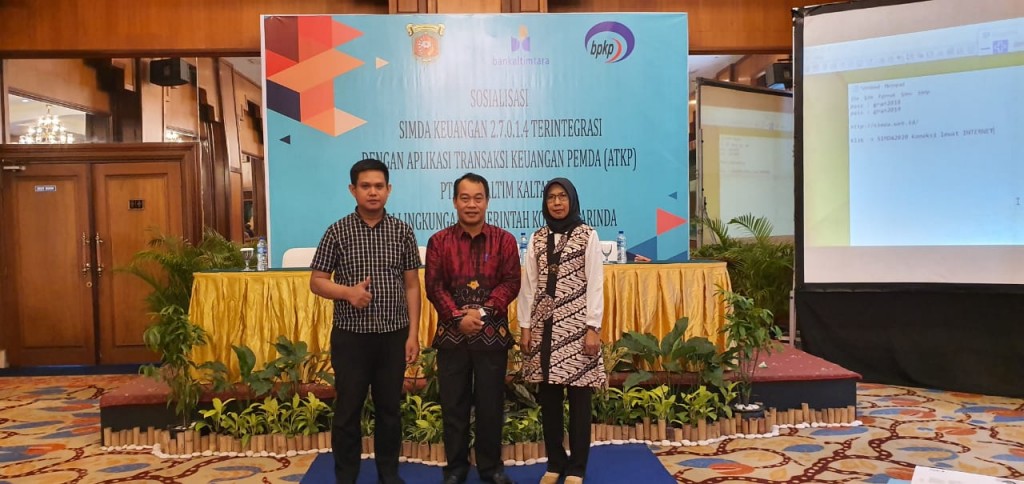 Sosialisasi Simda Keuangan 2.7.0.1.4 Terintegritas dengan Aplikasi Transaksi Keuangan Pemda (ATKP) PT BPD Kaltim Kaltara di Lingkungan Pemerintah Kota Samarinda