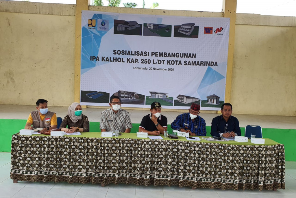 20 November 2020 Sosialisasi Pembangunan IPA Kalhol KAP. 250 L/DT Kota Samarinda