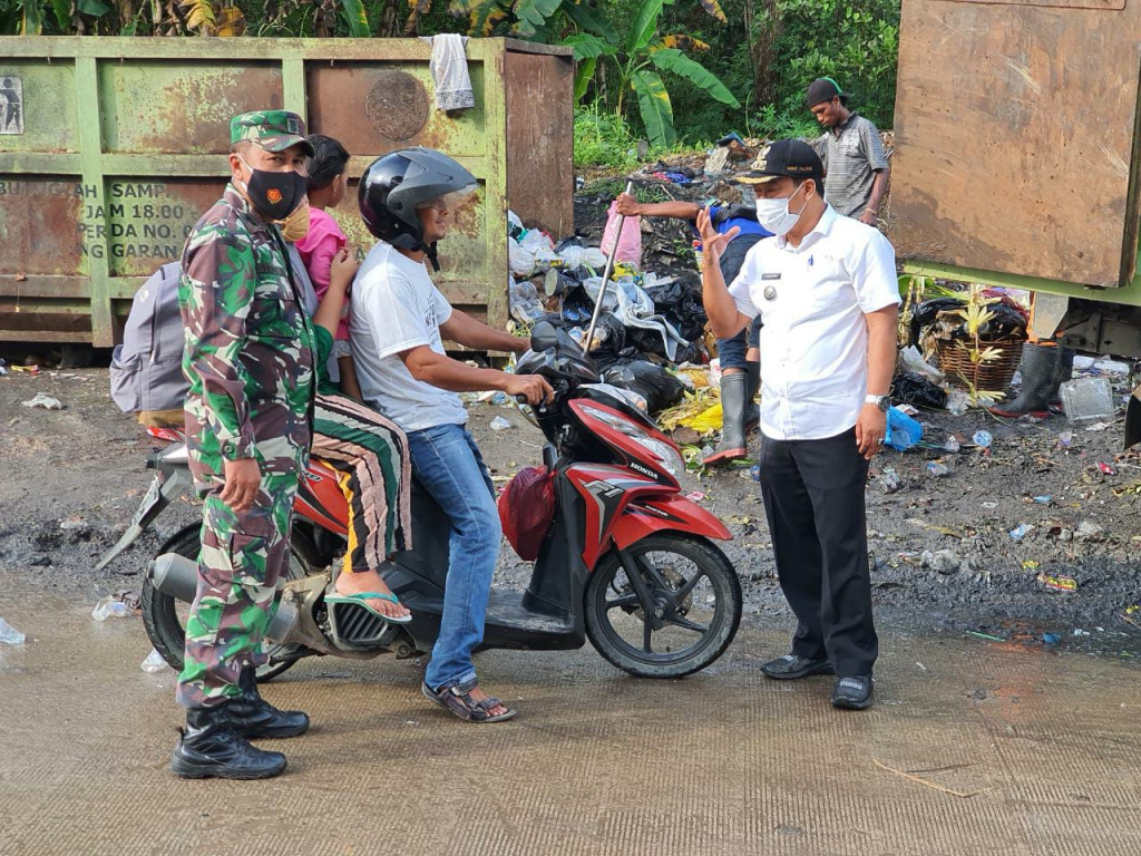 Rabu, 24 Maret 2021 Meninjau Cekungan Mangkujenang dan Melakukan Monitoring beberapa TPS