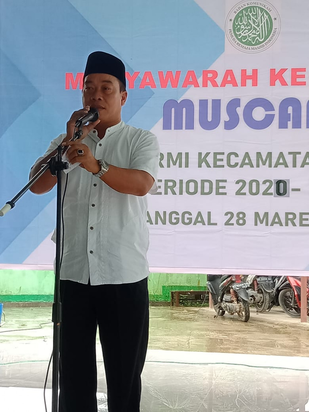 Minggu, 28 Maret 2021 MUSCAM (Musyawarah Kecamatan) DPK BKPRMI