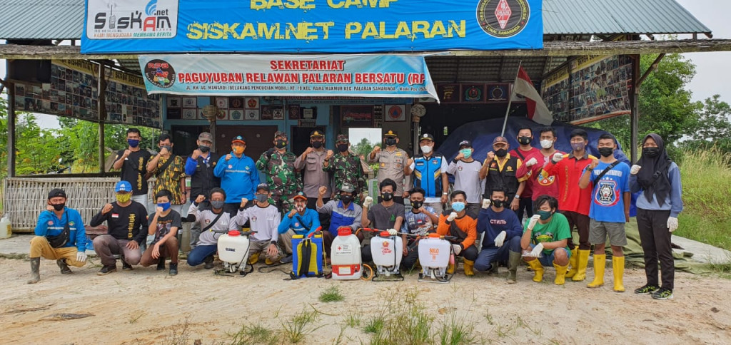 Minggu, 11 April 2021 Penyemprtan Disinfektan terhadap 91 Masjid se- Kecamatan Palaran