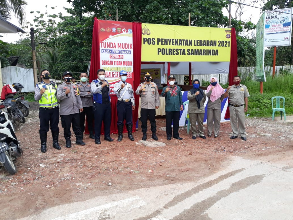 Kamis, 6 Mei 2021 Monitoring posko penyekatan lebaran 2021