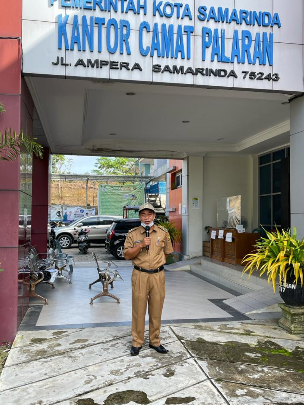 Selasa, 18 Mei 2021 Silaturahmi dan arahan pembinaan pegawai Kecamatan dan Kelurahan se Kec Palaran