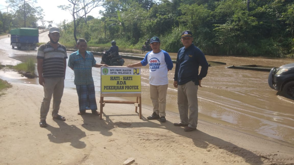 Monitoring Persiapan Pembuatan Drainase dan Pengecoran Jl. Ampera Palaran
