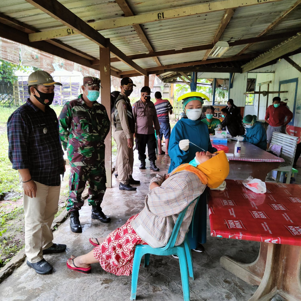 Apel Pagi di Posko Penyekatan Jembatan Achmad Amins Kecamatan Palaran