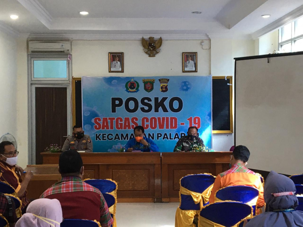 Rapat Koordinasi Satgas Covid-19 di Kecamatan Palaran