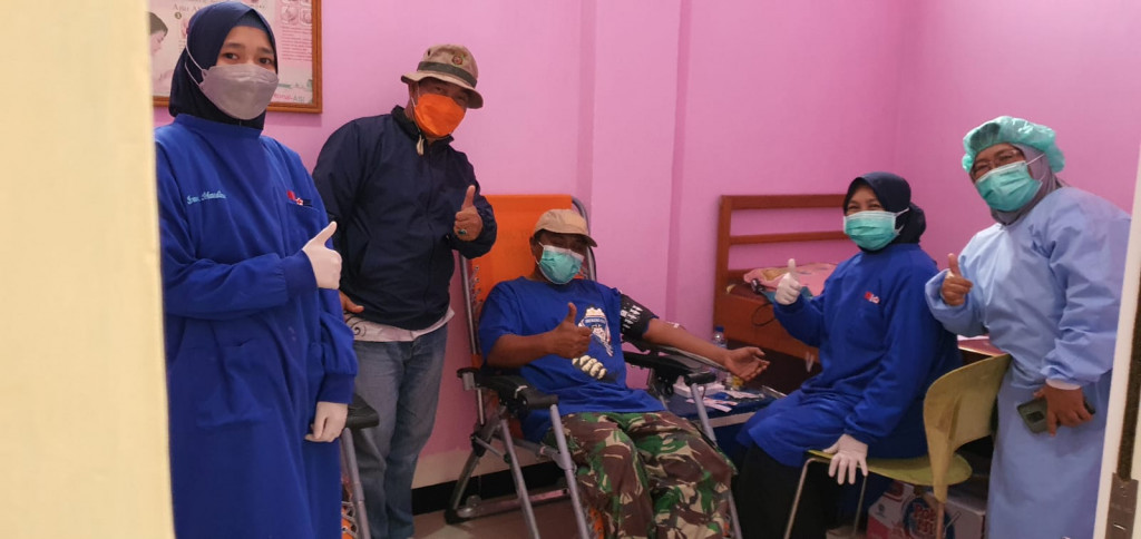 Monitoring Kegiatan Donor Darah Rutin
