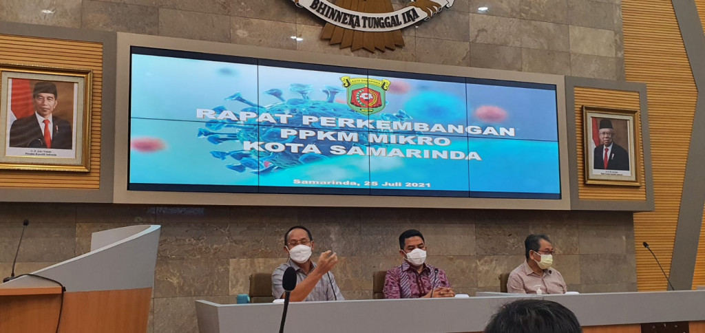 Rapat Perkembangan PPKM Mikro Kota Samarinda