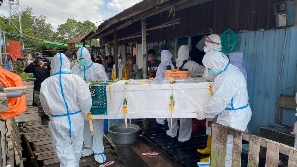 Giat Tim Pemulasaran Jenazah Covid-19 di Kecamatan Palaran