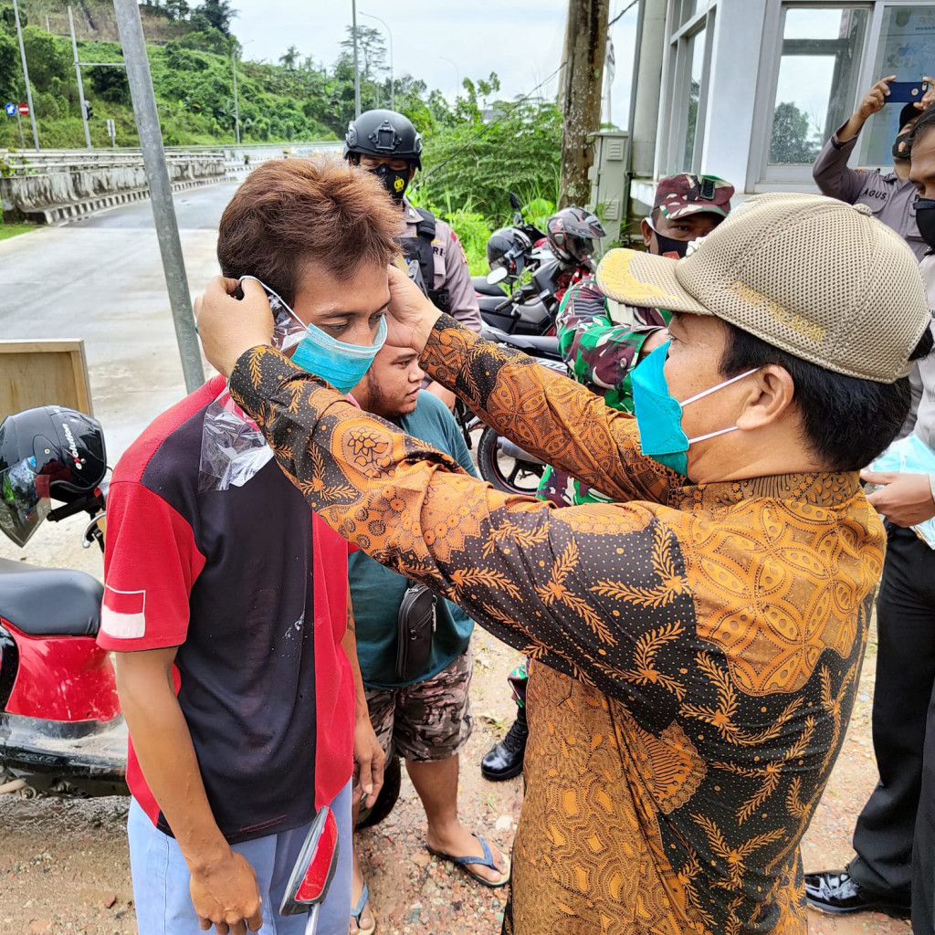 Operasi Yustisi Di Posko Penyekatan PPKM Covid-19 Serta Pemulasaraan