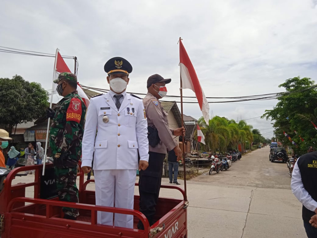 Detik-detik Proklamasi HUT RI ke 76 Kecamatan Palaran
