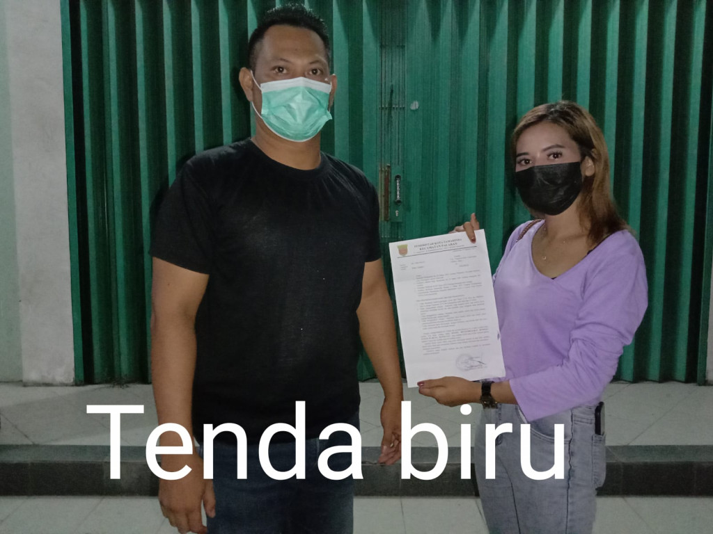 Penyampaian Surat Teguran Pelanggaran Terhadap beberapa Cafe di Palaran