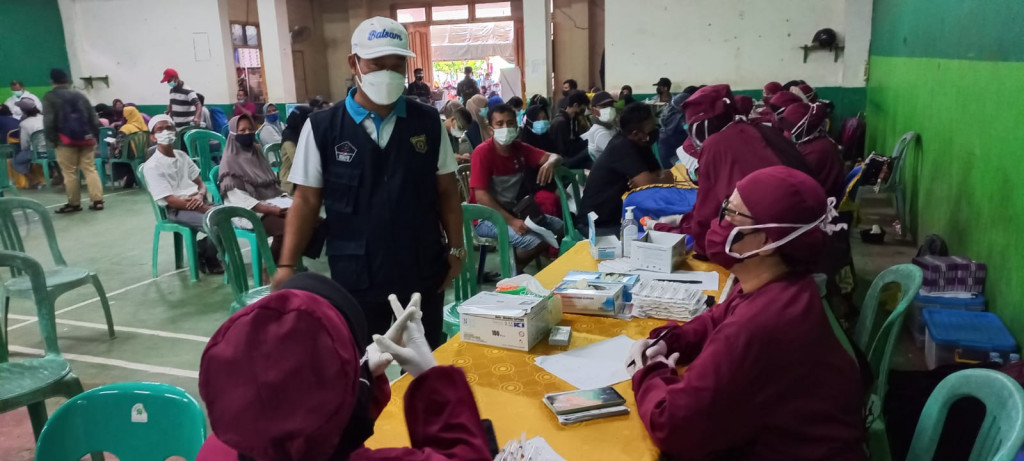 Vaksinasi Massal Covid-19 Moderna di Balai Pertemuan Rawa Makmur