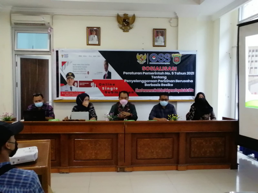 Sosialisasi Peraturan Pemerintah No 5 Tahun 2021 Tentang Penyelenggaraan Perizinan Berusaha Berbasis Resiko
