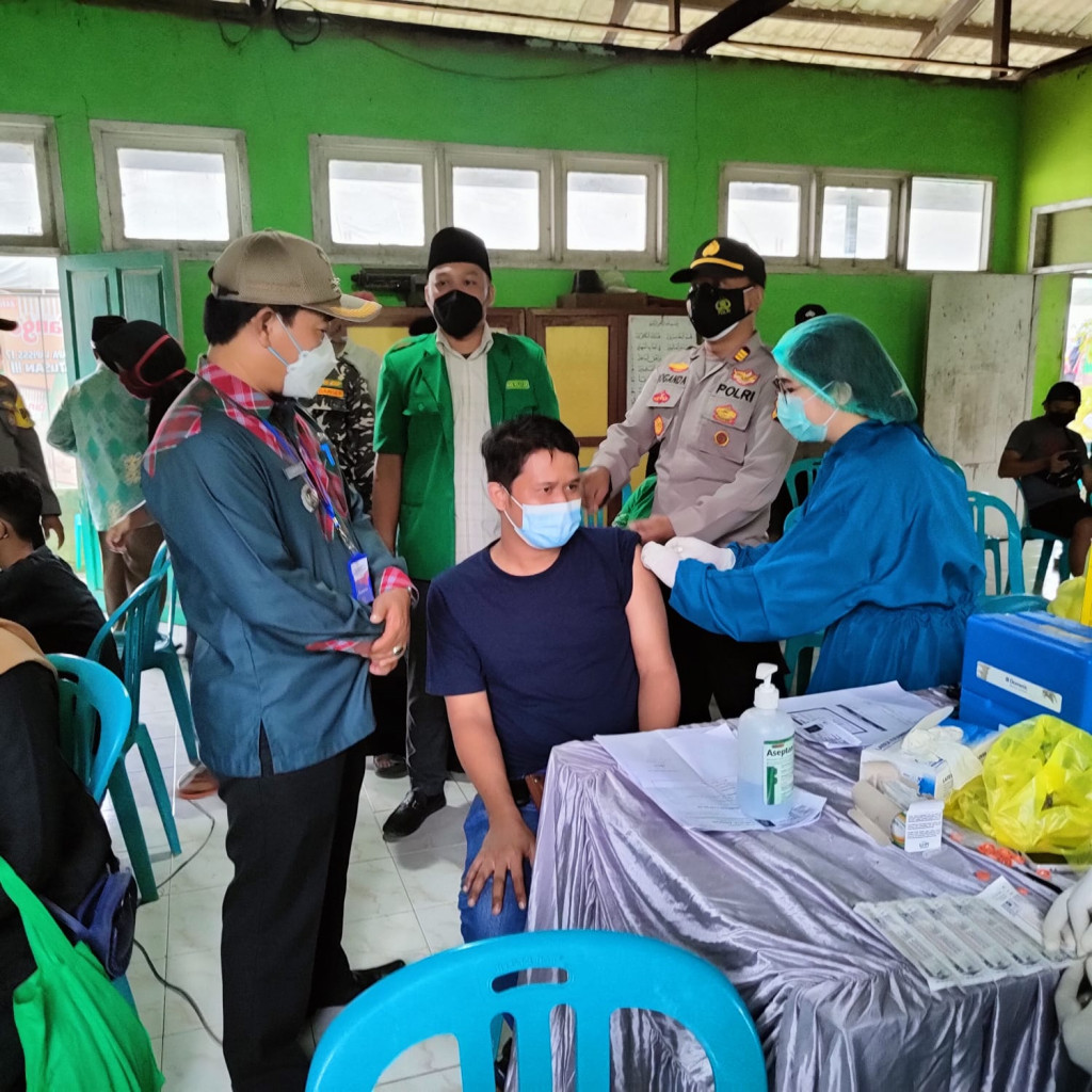 Vaksinasi Pemuda Ansor dari Samarinda Untuk Indonesia Pulih