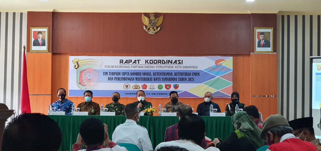 Rapat Koordinasi Pimpinan Daerah Forkopimda Kota Samarinda