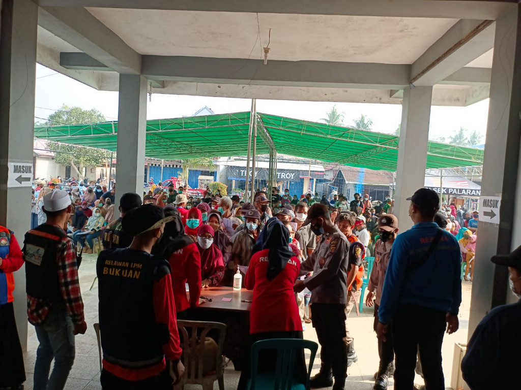 Pelaksanaan Vaksinasi Massal Regimen 2 di Kelurahan Bukuan Kecamatan Palaran