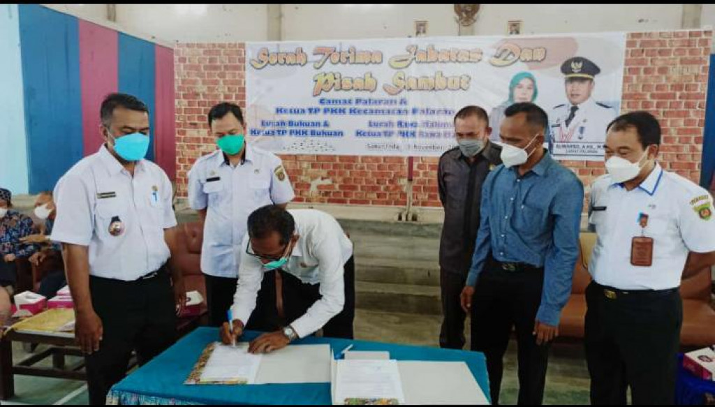 Serah Terima Jabatan dan Pisah Sambut di wilayah Kecamatan Palaran