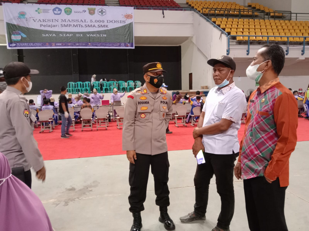 Vaksinasi Massal Pelajar SMP, MTS, SMA dan SMK