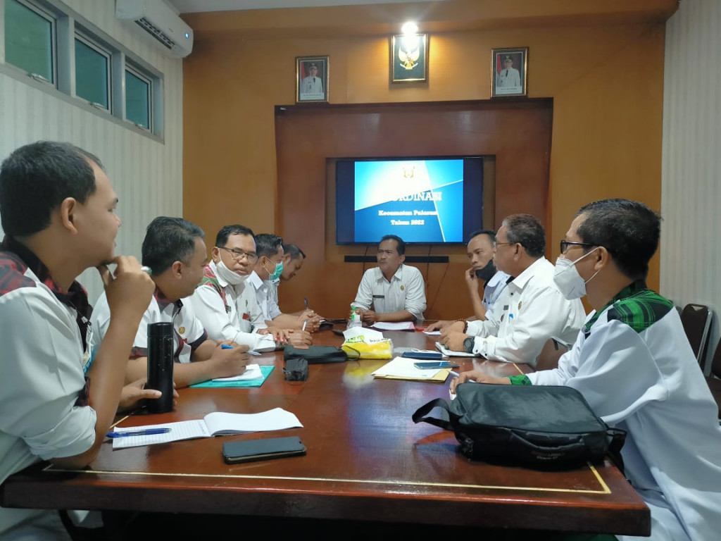 Rapat Kordinasi Kasi dan Lurah Sekecamatan Palaran