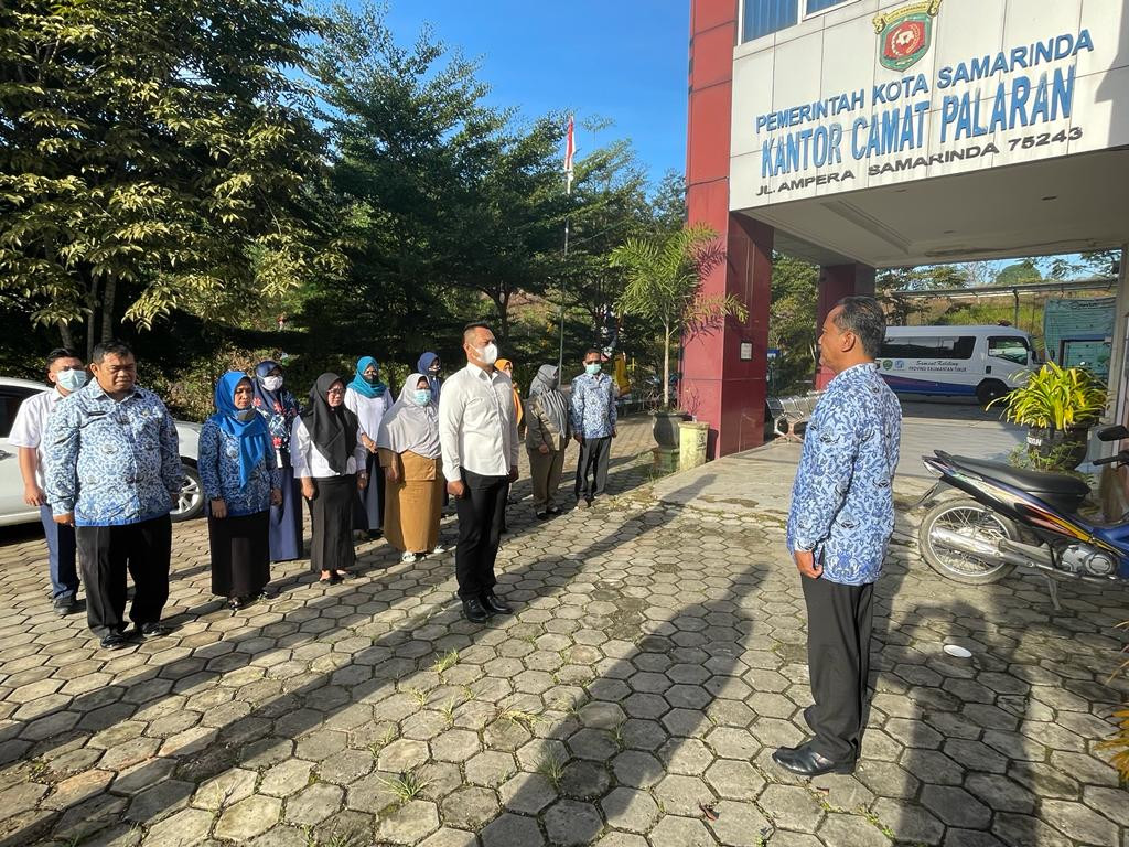 Giat Apel Senin Pagi Kantor Kecamatan Palaran