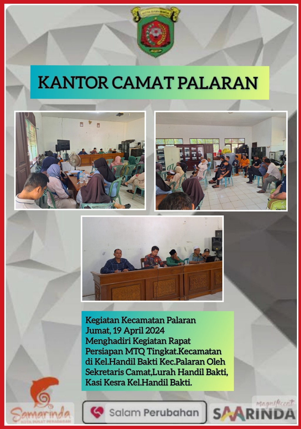 Persiapan MTQ Tingkat Kecamatan THN.2024