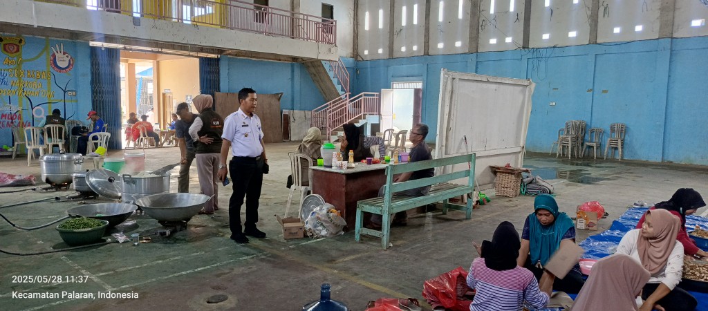 Dapur umum terdampak banjir