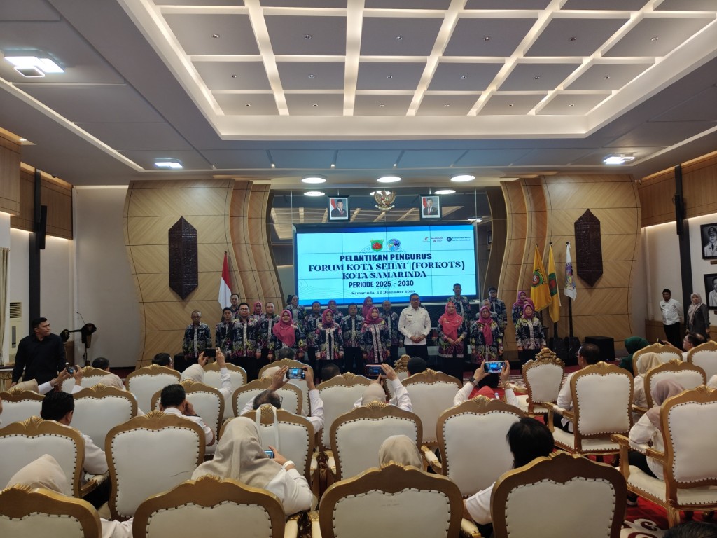 Pelantikan Forum Kota Sehat dan Pengurus Perkumpulan Pemberantasan Tuberkulosis Indonesia