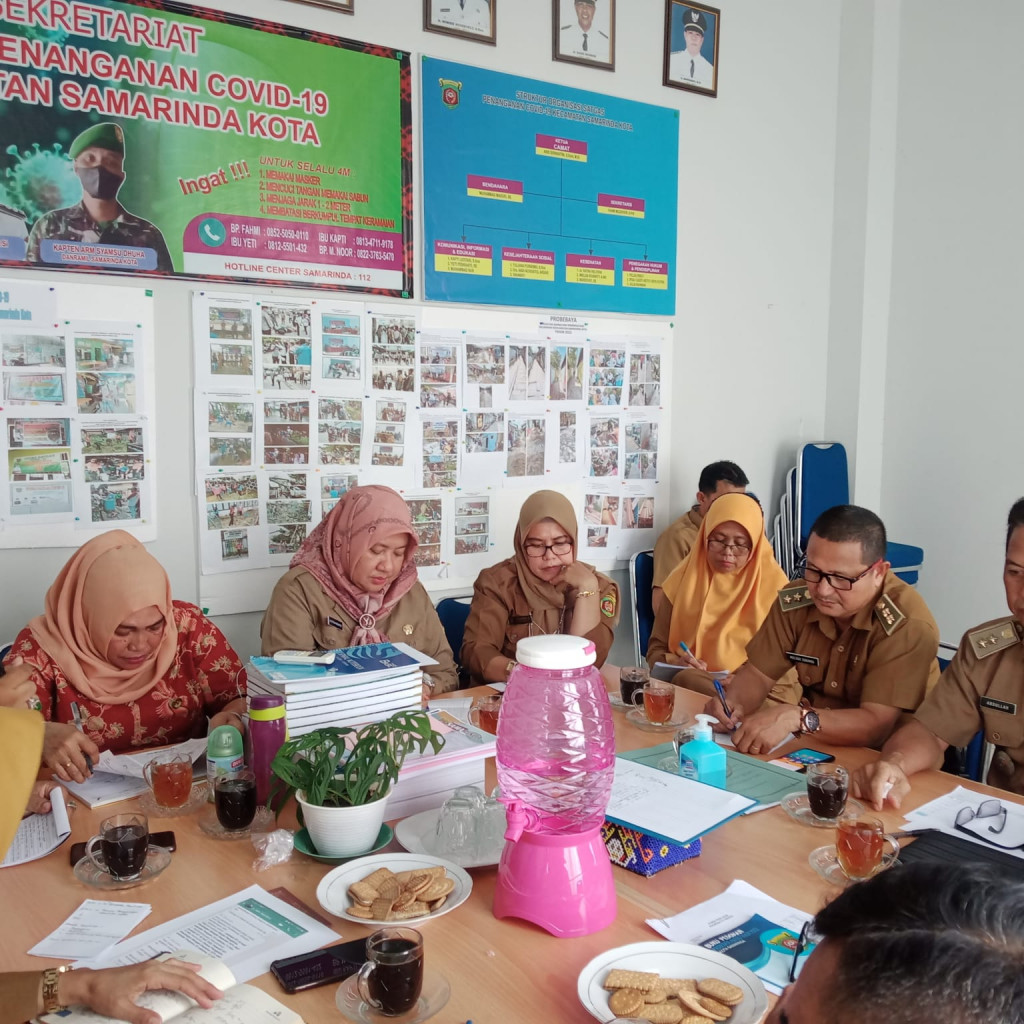 Menghadiri Acara Rapat Koordinasi bersama Ibu Anis Siswantini, S.Kom., M.Si ( Camat Samarinda Kota )