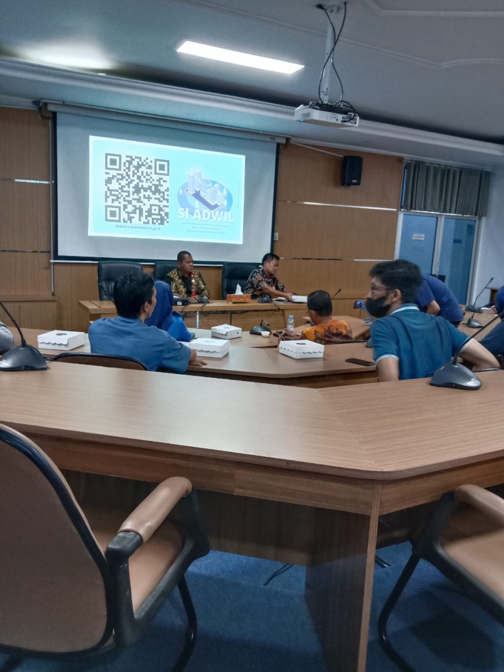 Menghadiri Acara Implementasi Pilot Project SiAdwil (Sistem informasi Administrasi Kewilayahan)