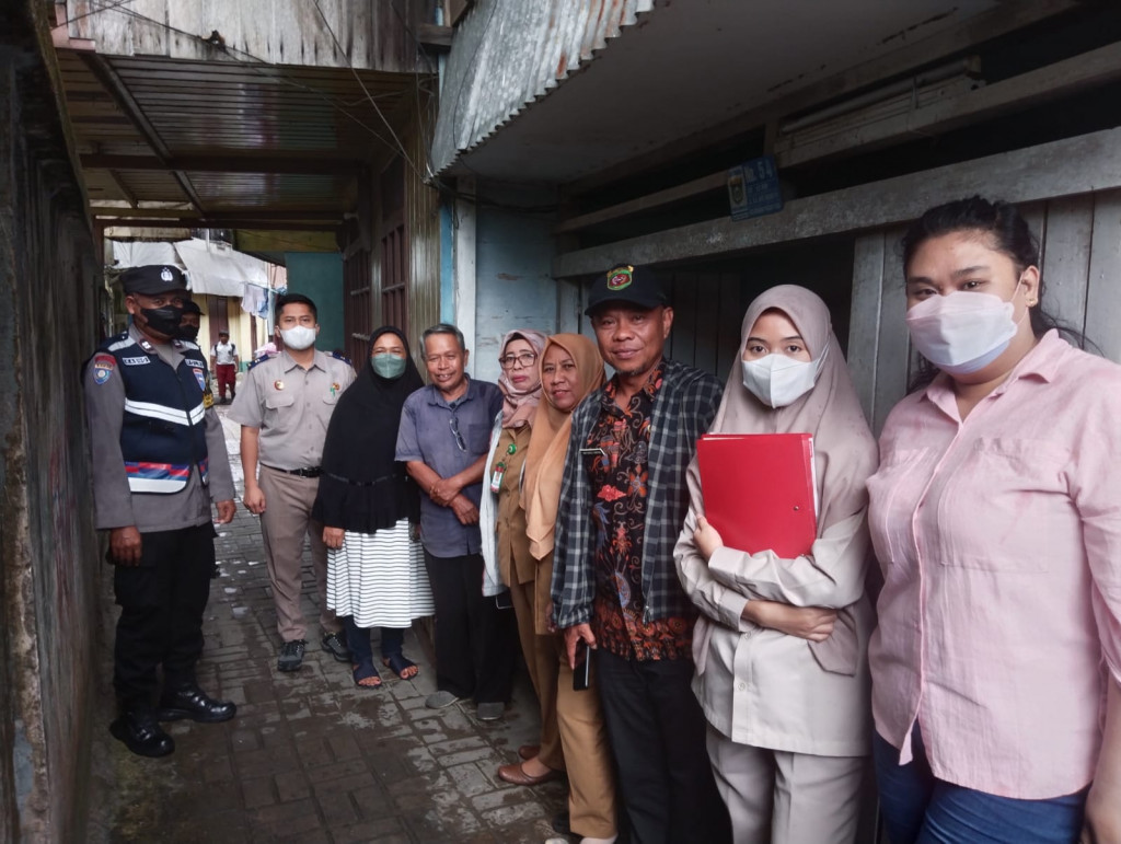 Kegiatan Pengukuran Batas Tanah di RT. 13 dan RT. 3 Wilayah Pasar Pagi