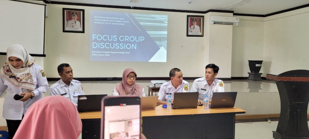 Acara Focus Group Discusion Kenaikan Pangkat Periode 1 April 2023 Dalam Rangka Percepatan Layanan Kenaikan Pangkat Pegawai Negeri Sipil ( KP-PNS )