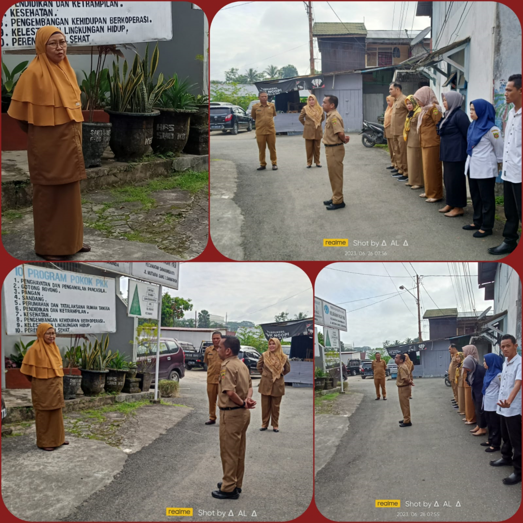 KEGIATAN RUTIN APEL PAGI HARI SENIN 26 JUNI 2023