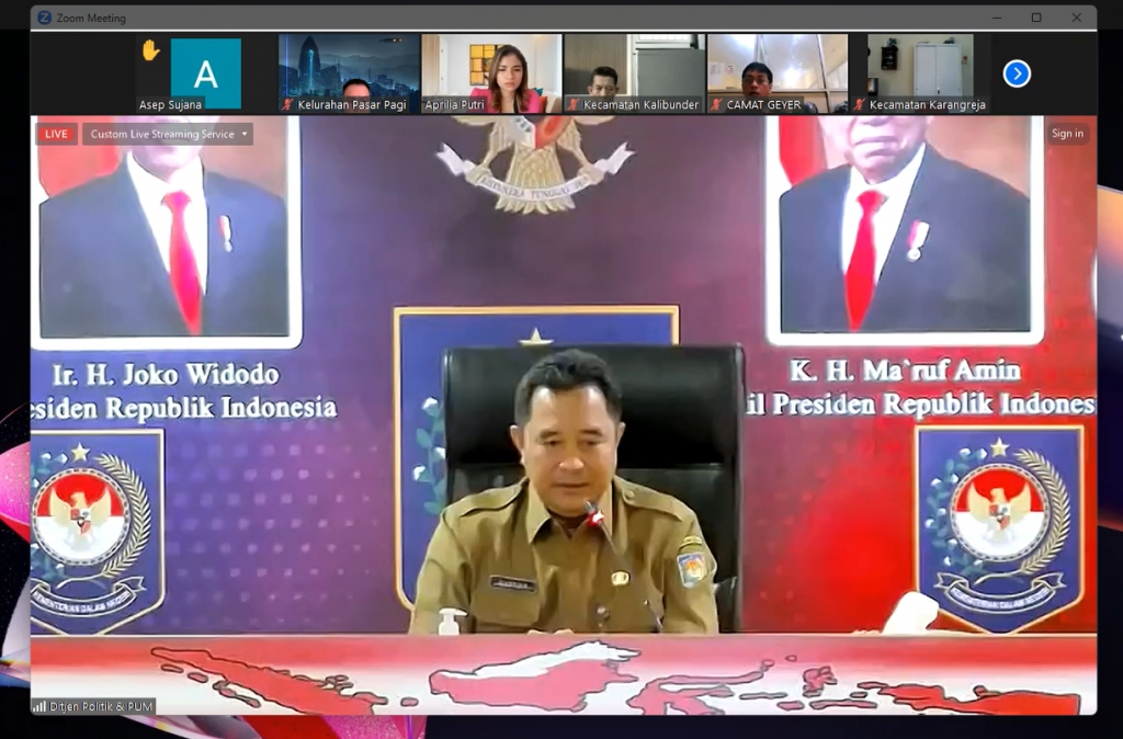 Webinar dengan tema "SINERGI PENCEGAHAN DAN PENINDAKAN TINDAK PIDANA PERDAGANGAN ORANG (TPPO)"