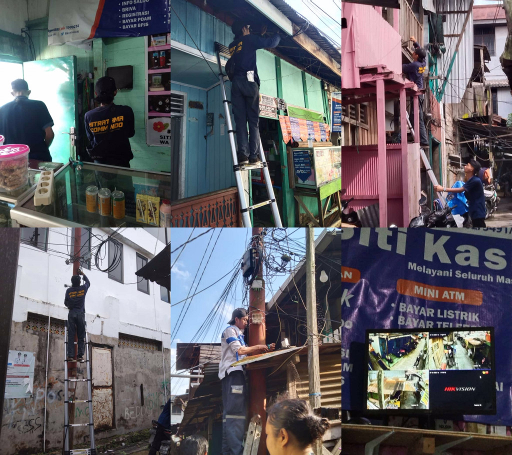 KEGIATAN PROBEBAYA PEMASANGAN CCTV DI WILAYAH RT 02 KELURAHAN PASAR PAGI