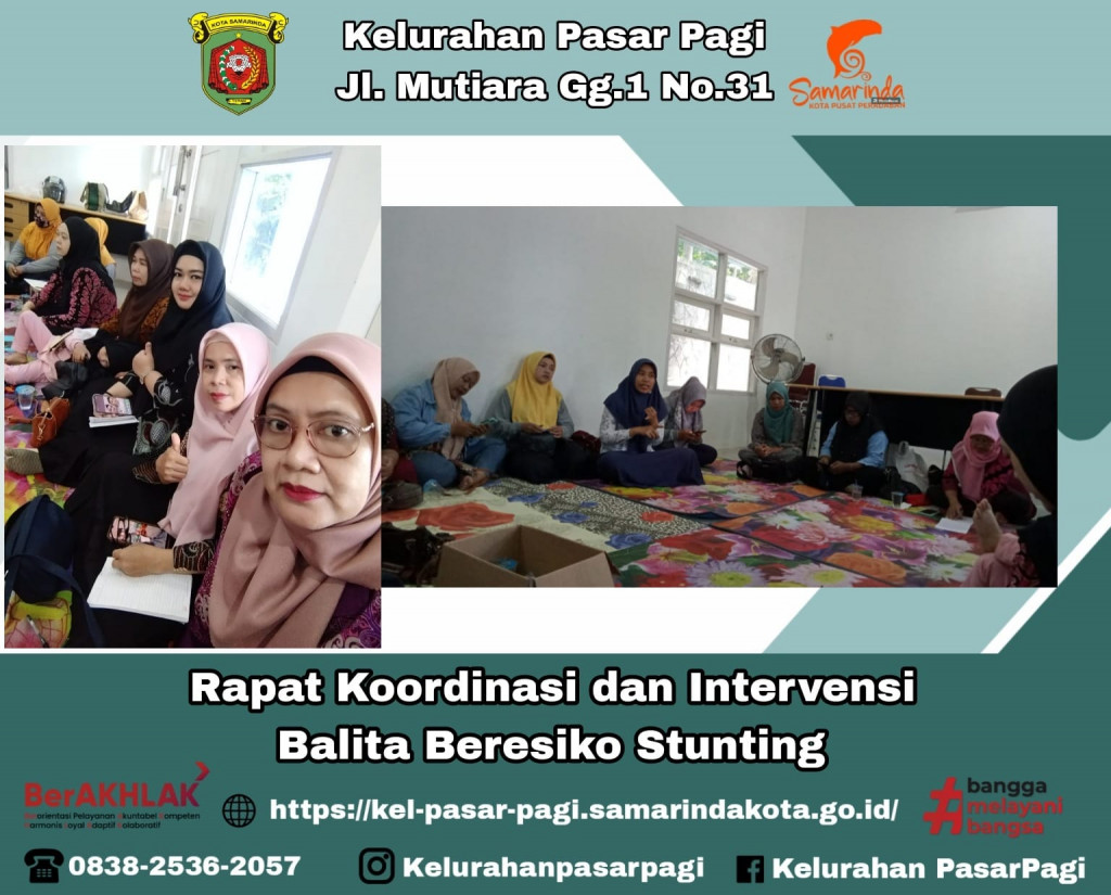 RAPAT KOORDINASI DAN INTERVENSI BALITA RESIKO STUNTING