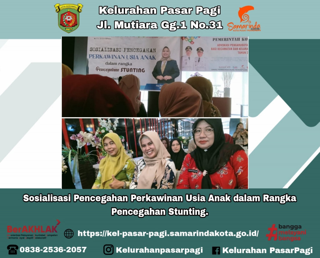 SOSIALISASI  PENCEGAHAN PERKAWINAN USIA ANAK DALAM RANGKA PENCEGAHAN STUNTING
