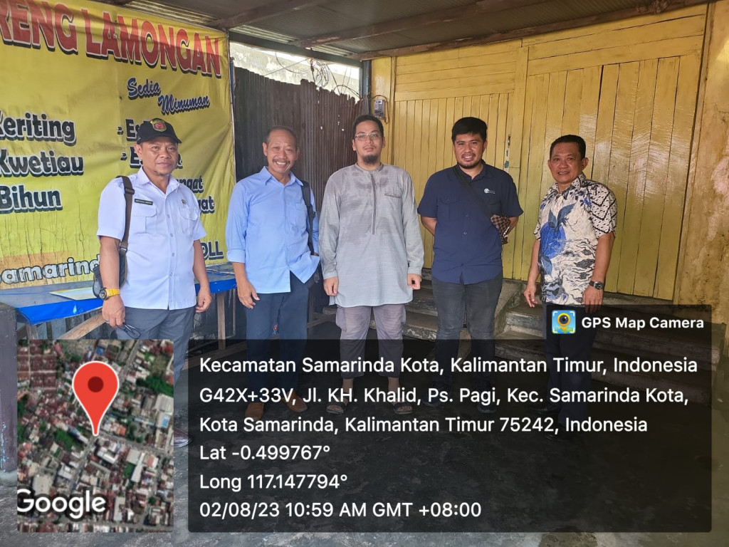 PENGUKURAN ULANG BATAS TANAH DI WILAYAH RT.05 KELURAHAN PASAR PAGI