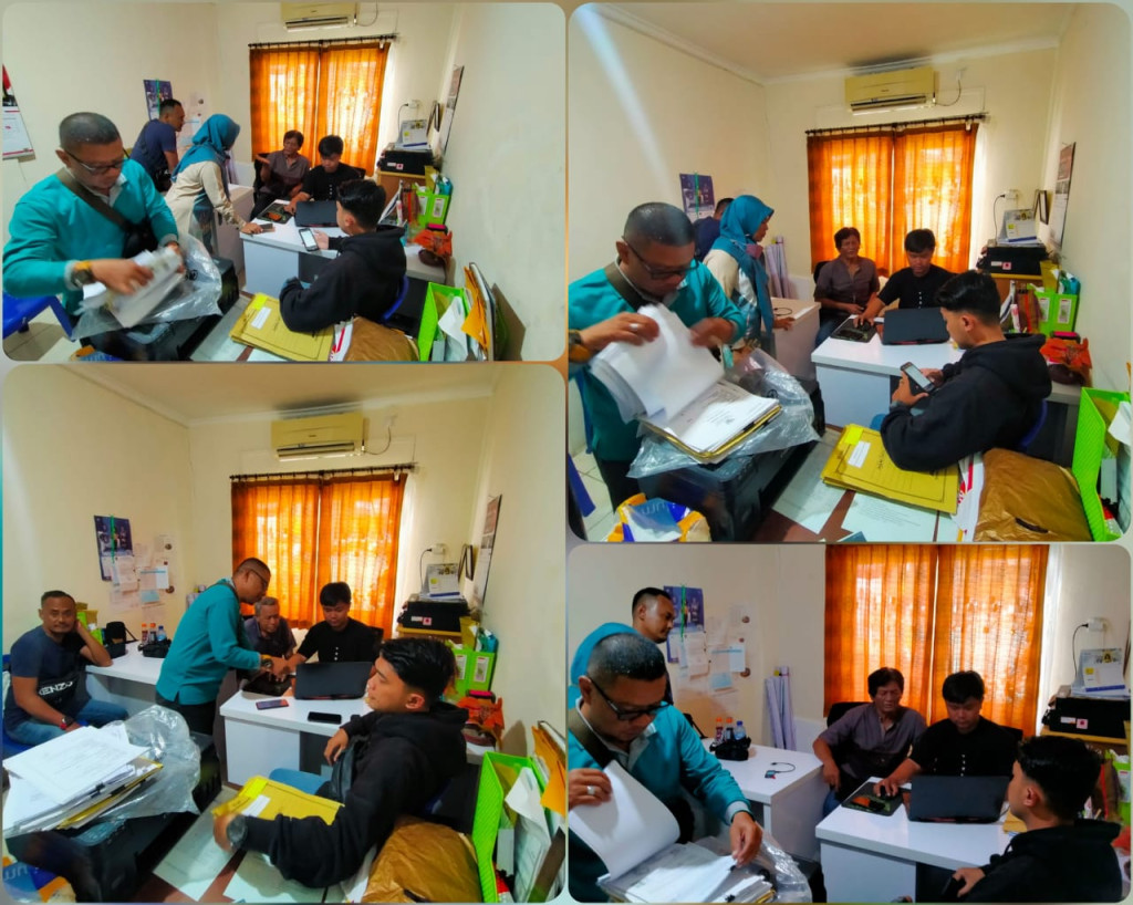Validasi data Foto bidang PTSL Kel. Pasar Pagi